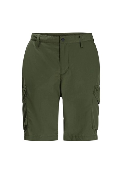 Jack Wolfskin Kalahari Cargo Erkek Outdoor Şort Pantolon Haki