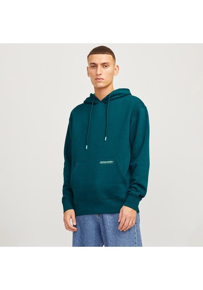 Jack & Jones Jack&jones Hood Legacy Noos Erkek Yeşil Kapüşonlu Sweatshirt Yeşil
