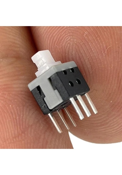 Ic-196a 6 Pinli Bacaklı Kalıcılı Yaylı Push Buton 6x6mm