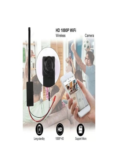 1080p Full Hd Wi-fi Mini Ip Modül Kamera Kesintisiz Güvenlik Ve Uzaktan İzleme