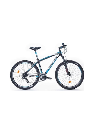Bisan Mtx 7100 Erkek Dağ Bisikleti 48cm V 26 Jant 21 Vites Mat Siyah Mavi - 26 Siyah