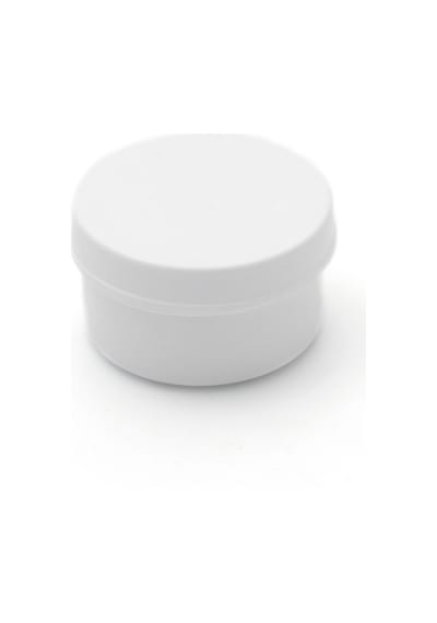 30ml Beyaz Pomat Krem Kutusu, 12 Adet, Krem Kavanozu, Plastik Kavanoz, Pomat Kavanozu, Merhem Kavanozu