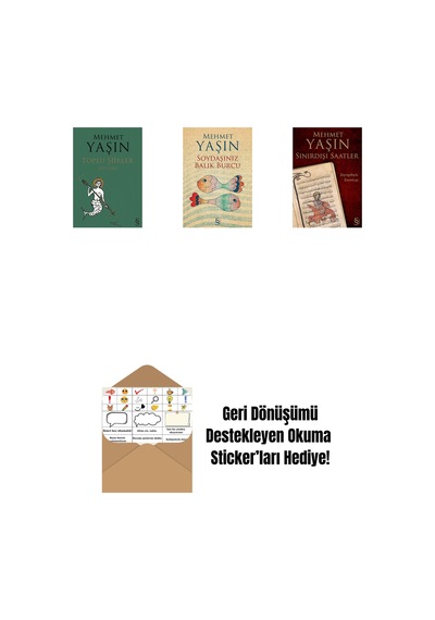 Toplu Şiirler + Soydaşınız Balık Burcu + Sınırdışı Saatler + Okuma Sticker'ları