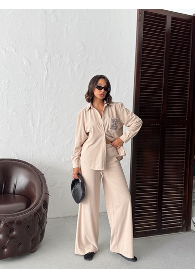 Verymoda Fitilikadife Pantolon F1996 Taş