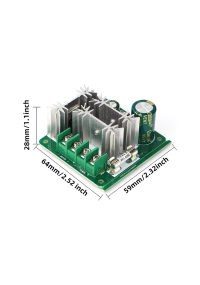 15a 6-90v Pwm Dc Motor Sürücü Motor Hız Kontrol Modülü