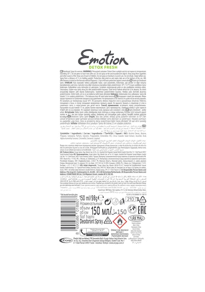 Emotion Fresh Kadın Deodorant 6 x 150 ML