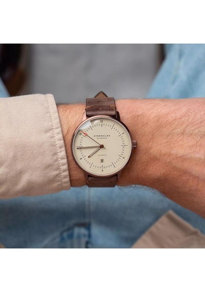 Sternglas Naos Xl S02-nx42-vı17 Otomatik Erkek Kol Saati Bronz