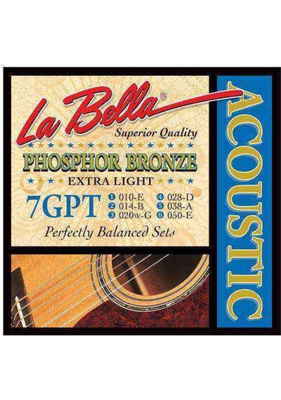 Gitar Aksesuar Akustik Tel Labella 7gpt 0,10