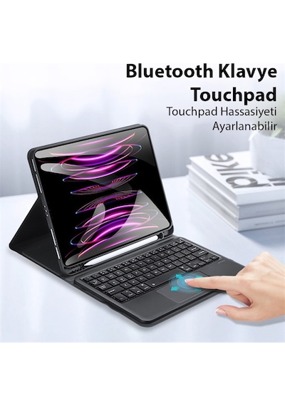 Dux Ducis Apple Uyumlu iPad Air 4-5/pro 11 2020-21-22 Bluetooth Klavye Kılıf