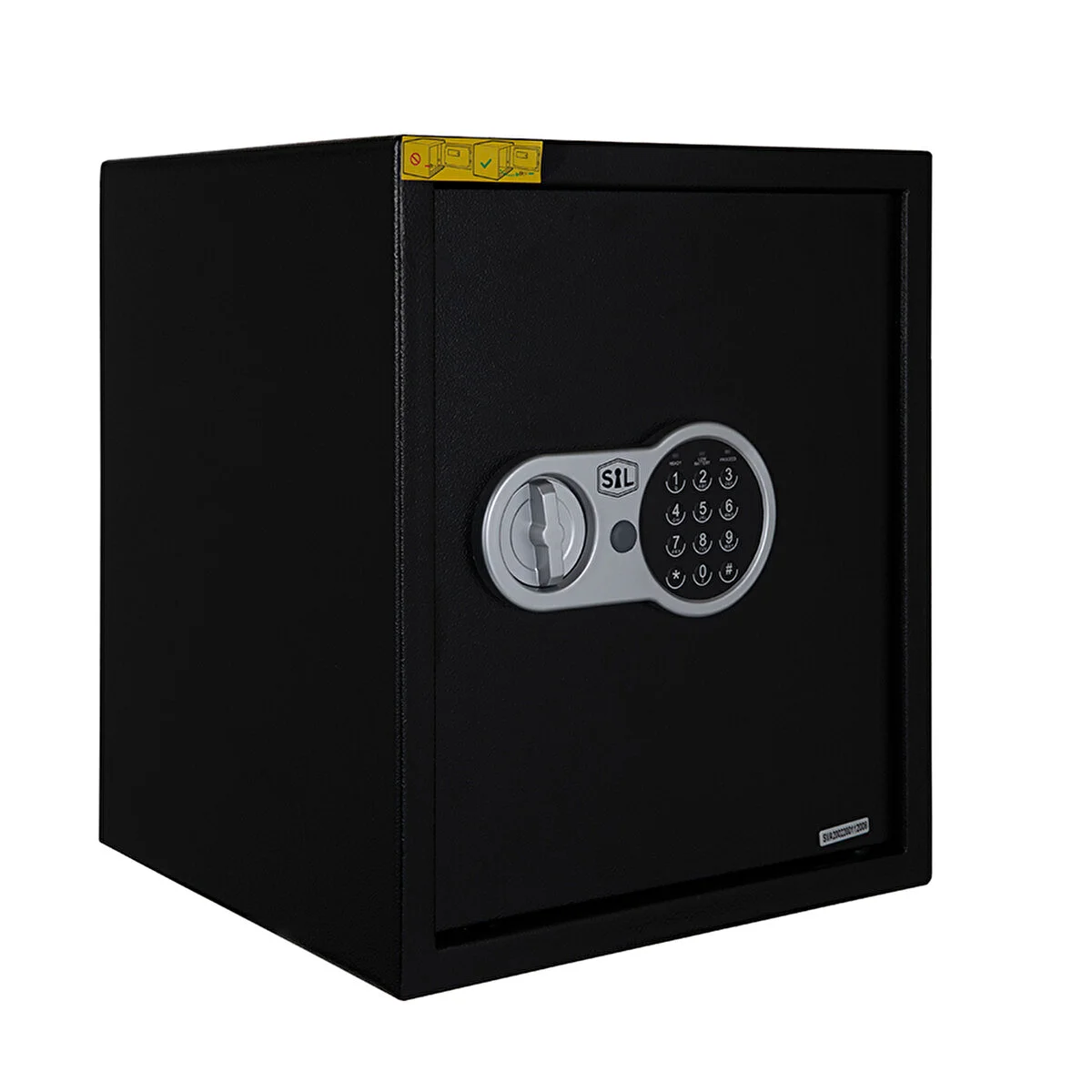 Elektronik Büyük Boy Kasa 40 Et Çelik Şifreli Kasa 40x35x35 Cm 2 Anahtar 4 Çelik Dübel