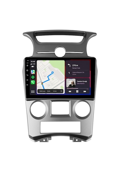 Kia Carens Android Multimedya 2007-2010 Carplay Android Auto Navigasyon Kameralı 4gb Ram 32gb 9"