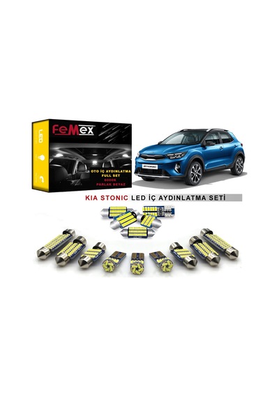 Kia Stonic İç Aydınlatma Ampul Seti Femex Parlak Beyaz