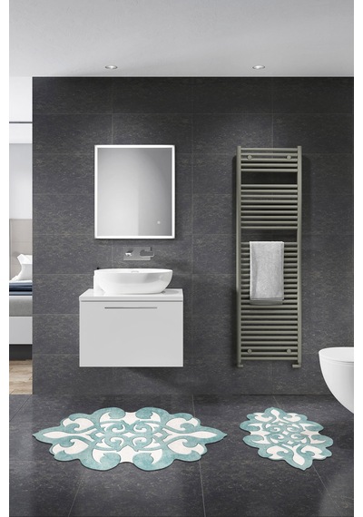 Alanur Beste Lazer Kesim 2 Li Banyo Takimi St2101022bj Mavi