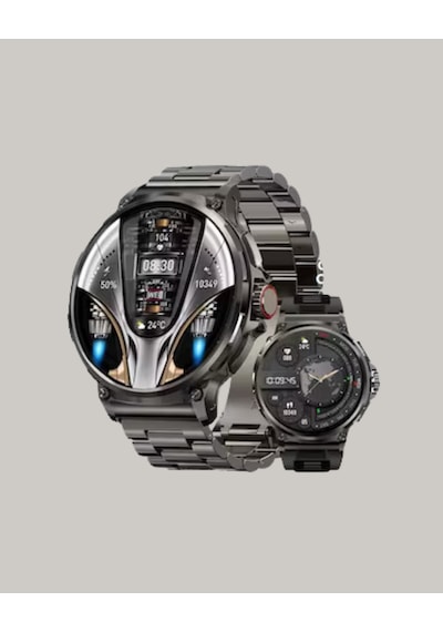 Akıllı Saat Aksesuarları Şık Metal Kasa Ve Değiştirilebilir Kordonlarla Sw80 Smartwatch