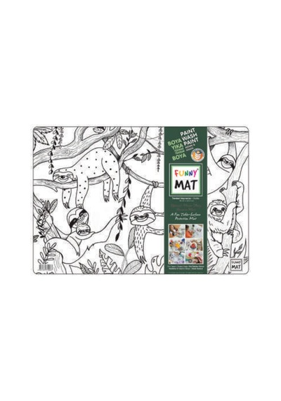 Funny Mat - Tembel Hayvanlar 33,5x48cm