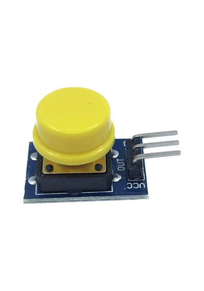 12x12mm Push Buton Switch Modül Sarı Kapak 1 Adet