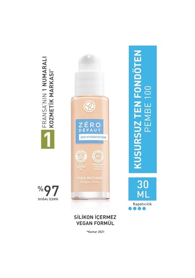 Yves Rocher Kusursuz Ten Fondöten-pembe 100-30 Ml-54337
