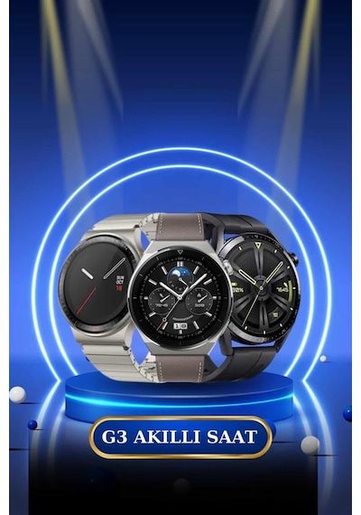 Kablosuz Bluetooth Bağlantılı Kulaklık Ve Dokunmatik Ekran Akıllı Saat Arama Cevaplama