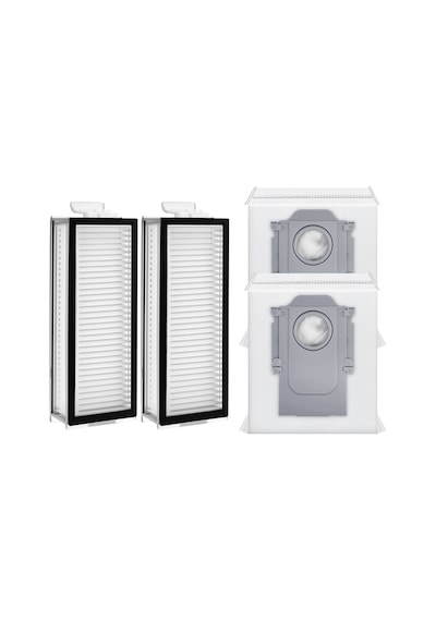 Roborock Q5 Pro+ & Q5 Max+ Uyumlu 2 Adet Filtre 2 Adet Toz Torbası