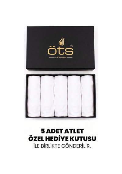 Öts Premium Erkek Çocuk 5 Li %100 Pamuk Atlet Hediye Kutulu Ve Kaliteli Çocuk İç Giyim Nefes Alan Doku 7005-k Beyaz Öts Premium Erkek Çocuk 5 Li %100 Pamuk Atlet Hediye Kutulu Ve Kaliteli Çocuk İç Giyim Nefes Alan Doku 7005-k Beyaz