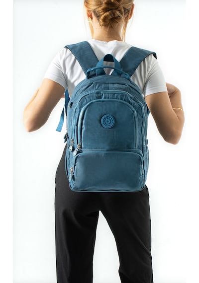Ultra Hafif Çok Cepli Orta Boy Sırt Çantası Mavi Model: 571-4h