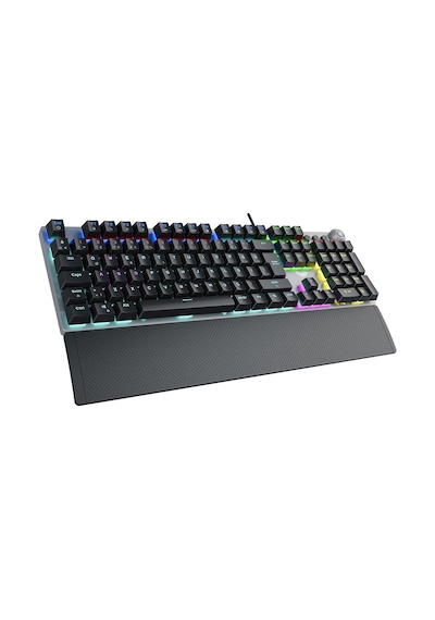 Aula F2058 Bilek Destekli RGB Makrolu Kablolu Mekanik Oyuncu Klavyesi