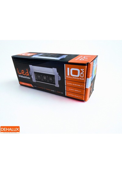 10cm 3w Led Wallwasher Beyaz 6500k Dış Cephe, Minare, Bahçe Aydınlatma Iç-dış Kullanım Ip65 Beyaz