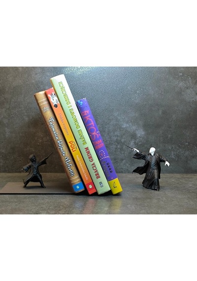 Harry Potter Voldemort Temalı Dekoratif Kitap Tutucu Kitap Desteği