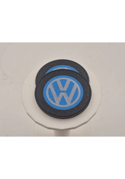 Volkswagen Araç Bardaklık Altlığı , Vw Şişe Ve Bardak Altlığı, Volkswagen Logolu Oto Bardaklık Altlı