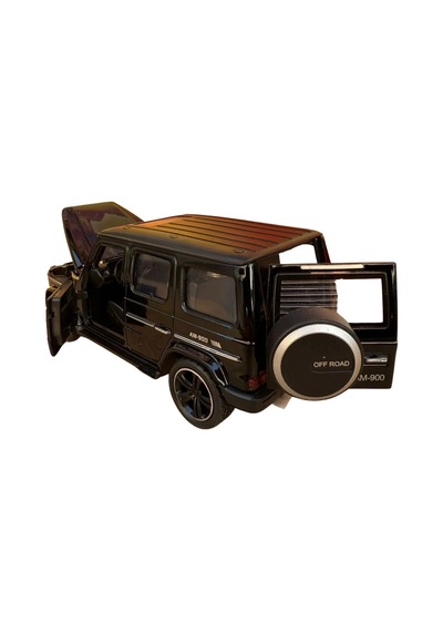 1:32 Metal Çek Bırak Mercedes G65 Siyah Sesli Ve Işıklı Kapıları Açılan Oyuncak Arazi Aracı