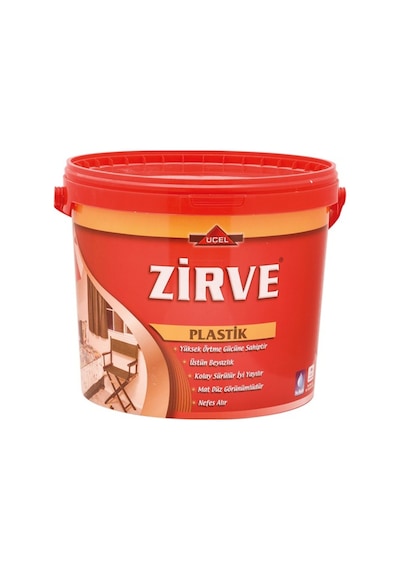 Tek Boya Zirve Plastik Beyaz 10 Kg