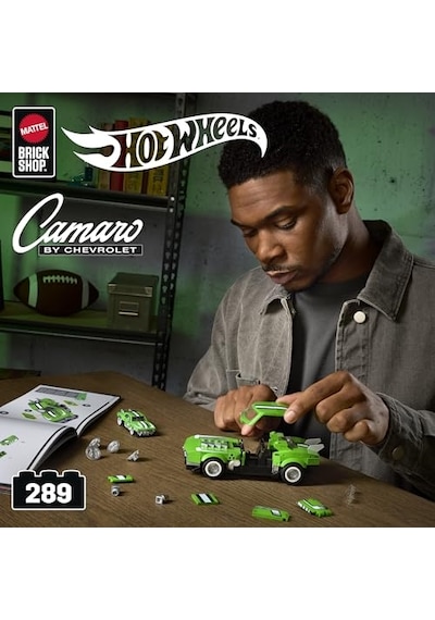 Mattel Brick Shop Hot Wheels Speed Camaro, Jft16