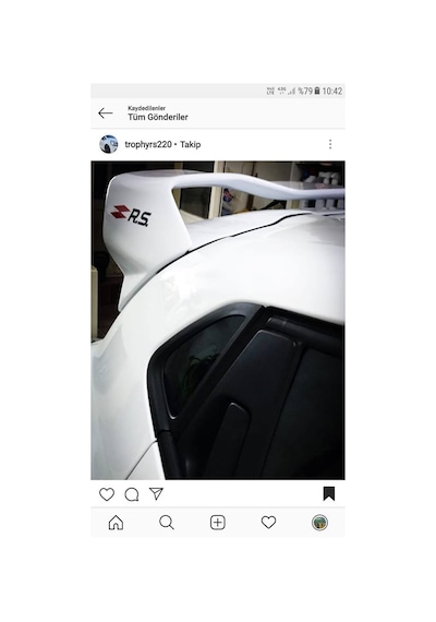 Clio4 Rs Spoiler----Fibersan Tuning N11.3400