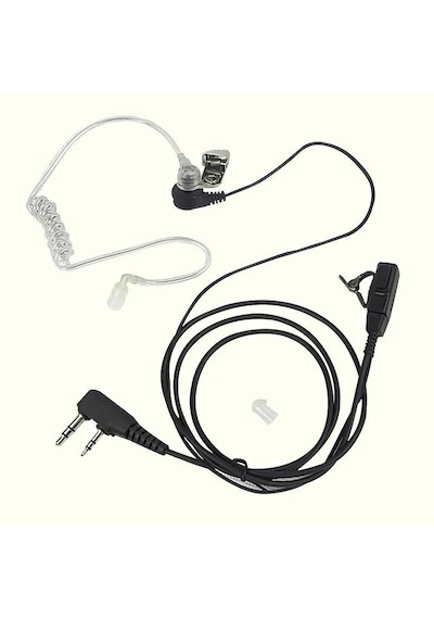 WLN PMR-446 Telsiz Kulaklığı  Spiral Arkalıklı Akustik Telsiz Kulaklık
