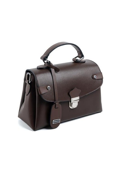 Silver Polo Sp1159 Kadın El Çantası Düz Kahve-kahve