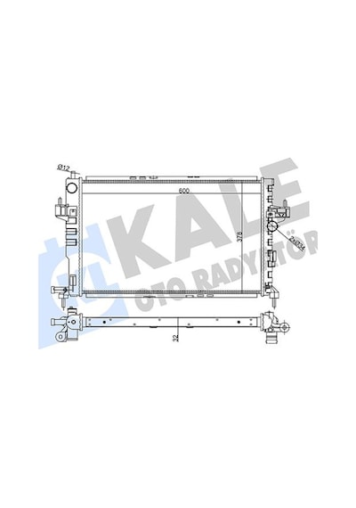 Su - 278 - Radyatör Corsa C-combo C 1.7 Y17dt-y17dtl Ac Klimasız - Dpmıx-hb - Mek 540x375x26