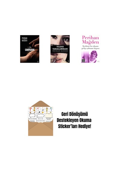 The Companion + Yıldız Yaralanması + Korkma Bu Akşam Gelip Çalmam Kapını + Okuma Sticker'ları