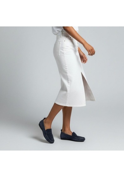 Ne&ve Shoes Lacivert Süet Hakiki Deri Astarsız Esnek Kadın Günlük Şık Ve Rahat Loafer