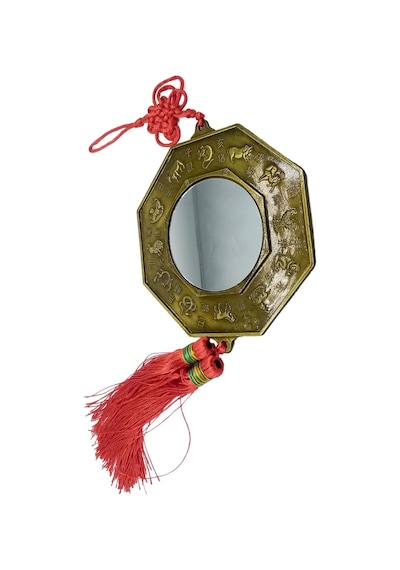 Çin Feng Shui Bagua Ayna 12x40 Cm