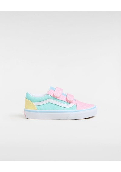 Vans Kız Çocuk Old Skool V Bantlı Spor Ayakkabı Karışık