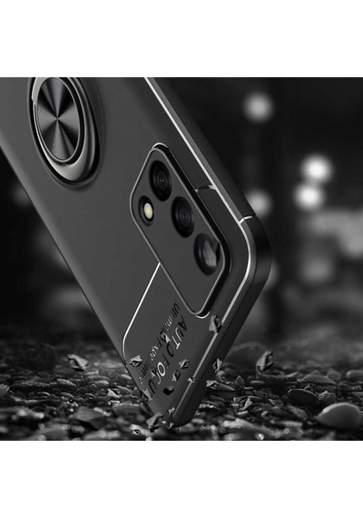 Oppo Reno A74 4G Kılıf Yüzüklü Magnetli Ravel Case