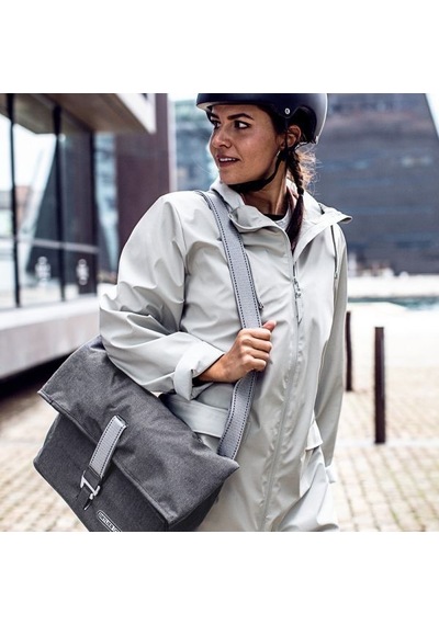 Ortlieb F8101 Twın-cıty Urban Omuz / Arka Bagaj Çantası 9l Granıt Ql2.1 Siyah