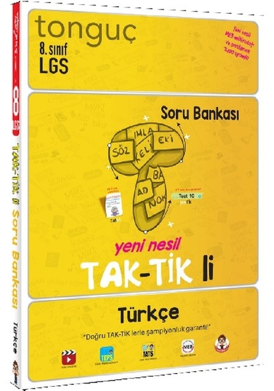 Tonguç 8. Sınıf Lgs Taktikli Soru Bankası Sözel Set 2021-2022
