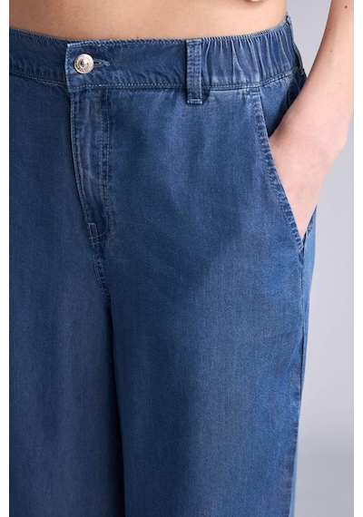Defacto Wıde Leg Yüksek Bel Uzun Tencel Yıkama Efektli Jean Pantolon D8239ax26hsnm28 Mavi-nm28