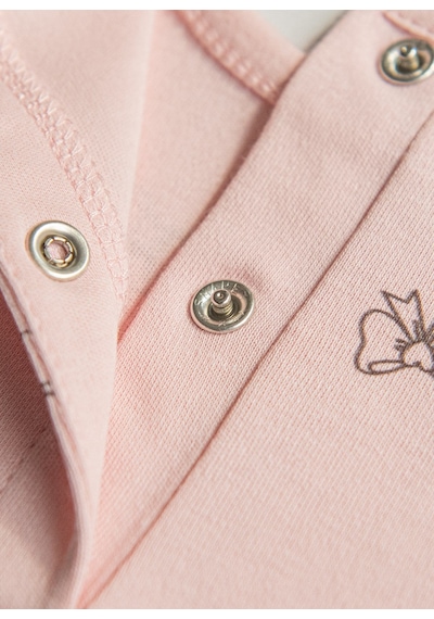Kitikate Organik Fiyonk 2'li Pijama Takımı Pembe Pembe