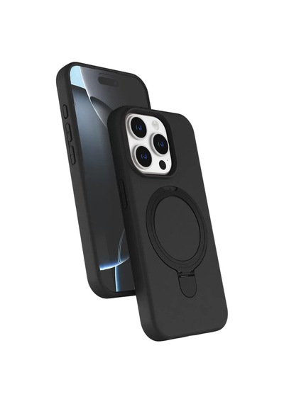 Newface Apple İphone 14 Pro Max Regal Magsafe Standlı Kapak - Siyah