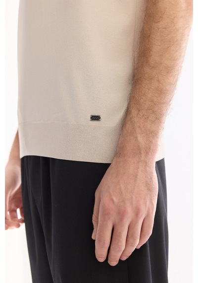 Avva Erkek Bej Polo Yaka Fermuarlı Rayon Karışımlı Regular Fit Triko T-shirt A61y5009 Avva Erkek Bej Polo Yaka Fermuarlı Rayon Karışımlı Regular Fit Triko T-shirt A61y5009