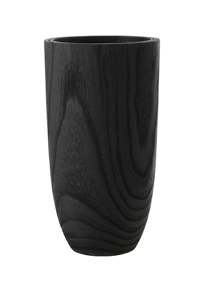 Mudo Home Dark Jungle Vazo 18x34cm Siyah