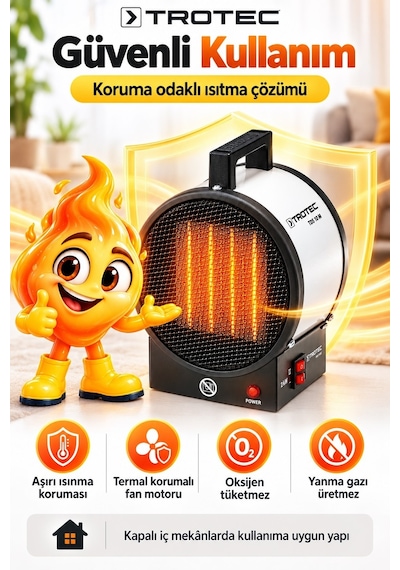 Trotec TDS 10 M Seramik Isıtıcı