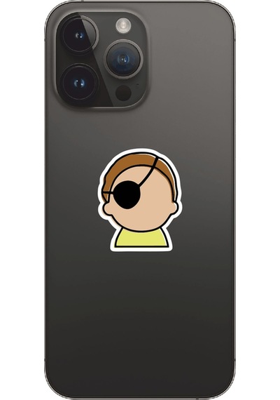 Rick And Morty Tasarımlı Laptop Notebook Tablet Telefon Sticker Set 15